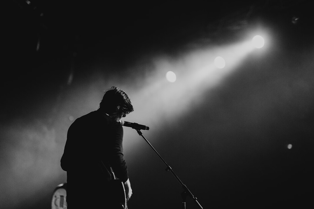 singer performing live concert